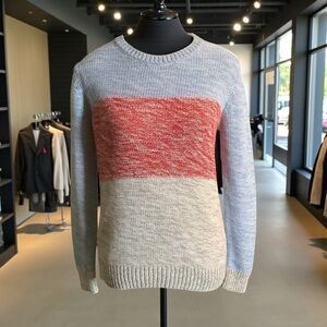 GAP COLOUR BLOCK CREWNECK LONG SLEEVE KNIT SWEATER/ Size S